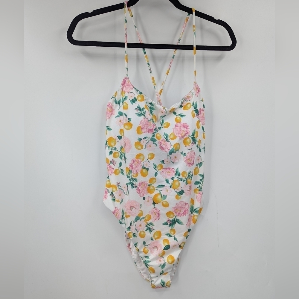 NWT VICTORIA'S SECRET Lace Up Back One Piece Swimsuit